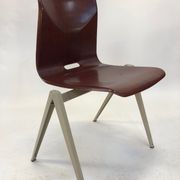 Lot of 4 vintage chairs Galvanitas S22 in the Netherlands