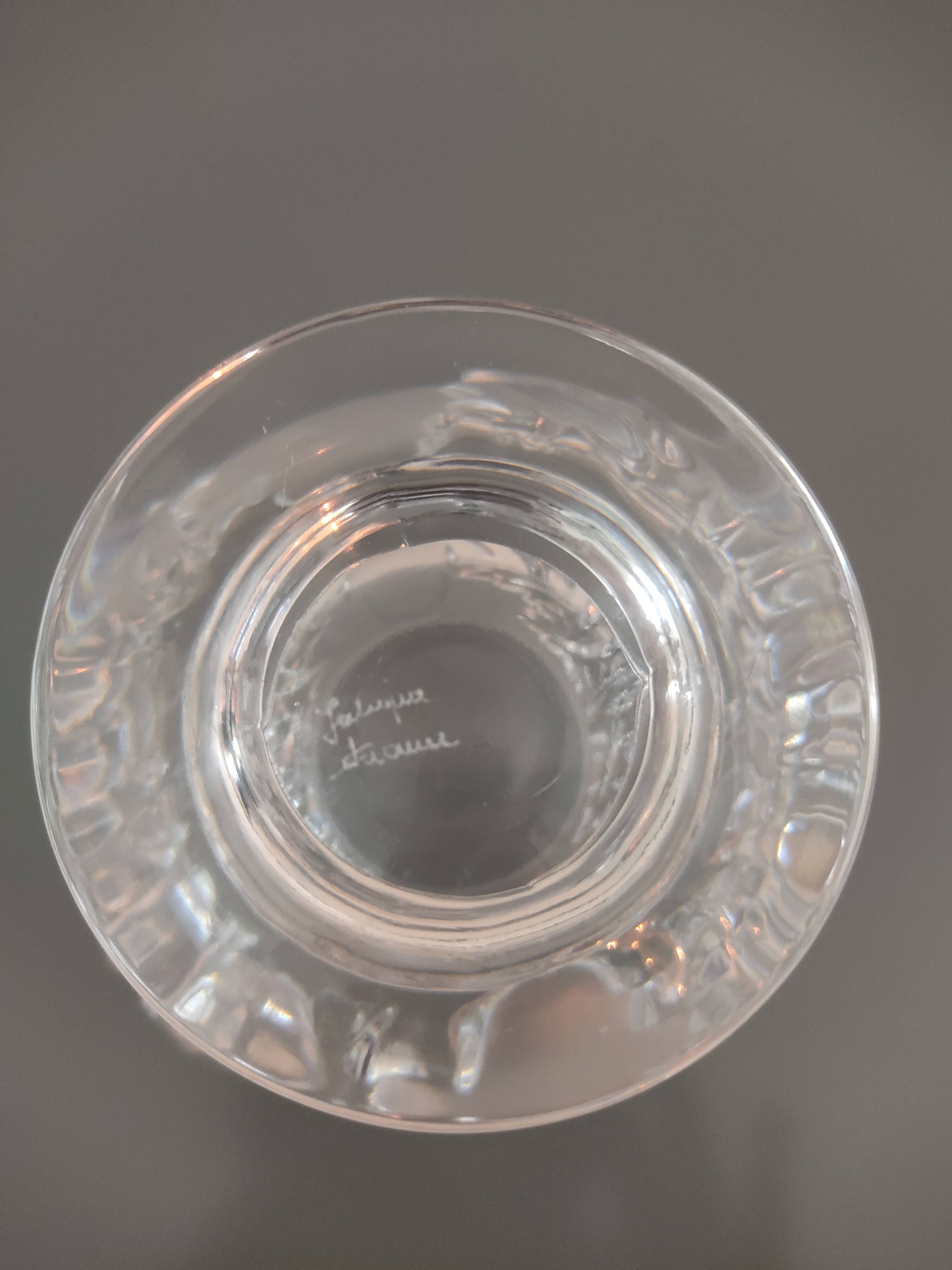 Lalique vase model St-Cloud