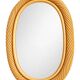 Miroir en rotin