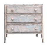 Patinated vintage chest of drawers