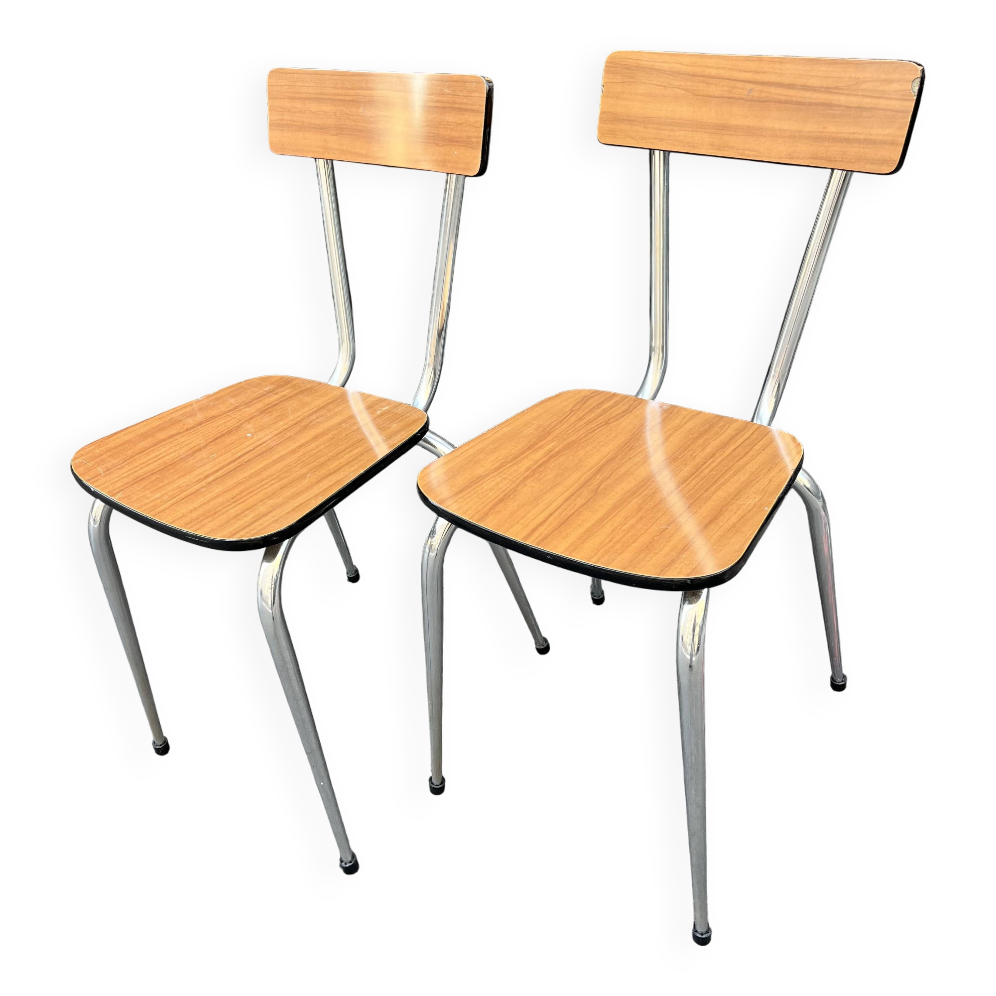 Chaises Formica années 50 Vintage