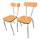 Chaises Formica années 50 Vintage
