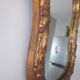 Old mirror in wood and stucco dorè