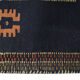 Vintage persian handwoven wool qashqai rug- 140x144cm