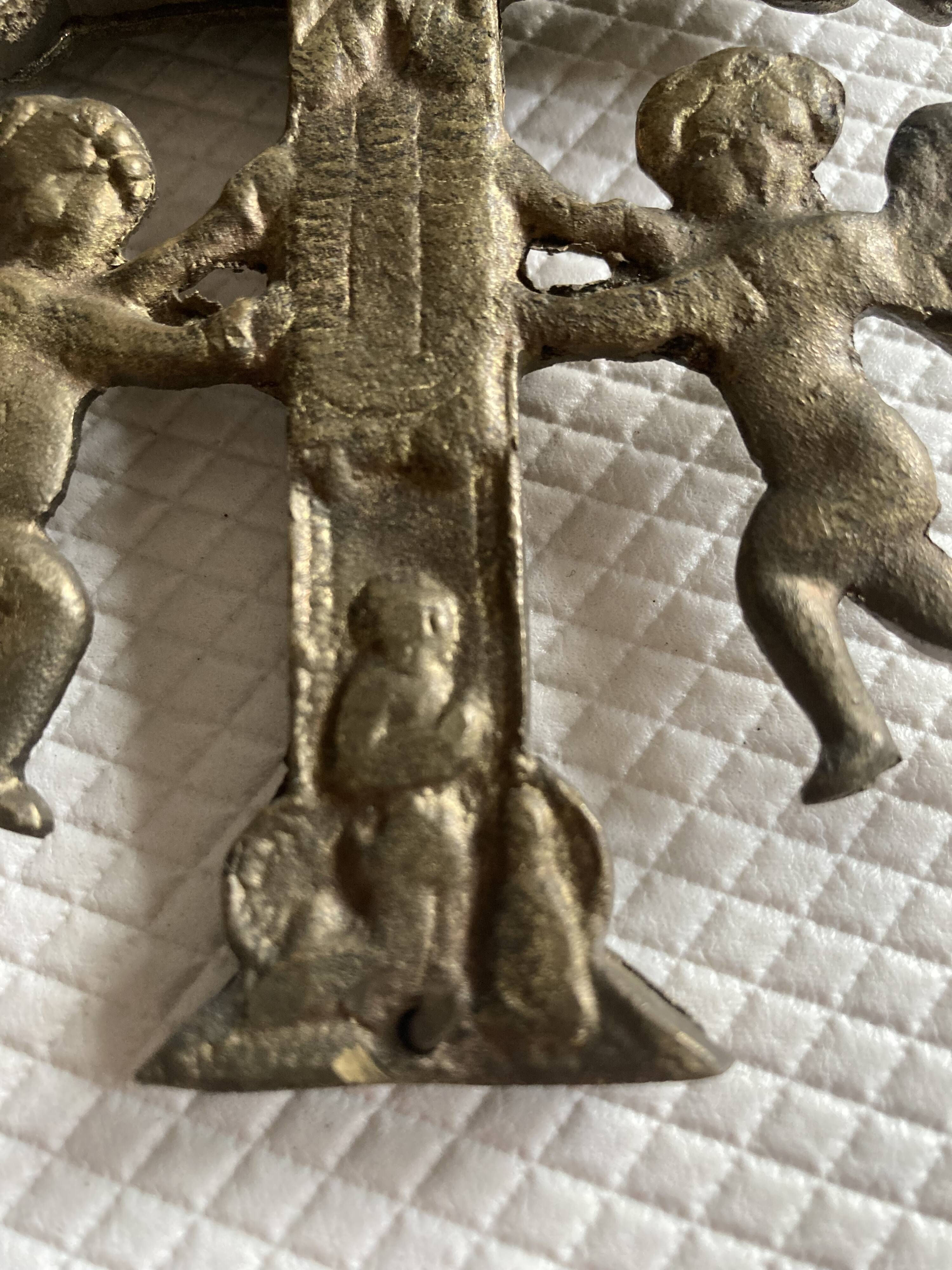 Bronze reliquary cross from Caravaca, 18th century