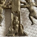 18th century bronze reliquary cross of Caravaca