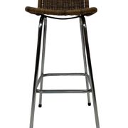Set of 4 vintage bar stools Dirk van Sliedregt Rohe Noordwolde 1960's