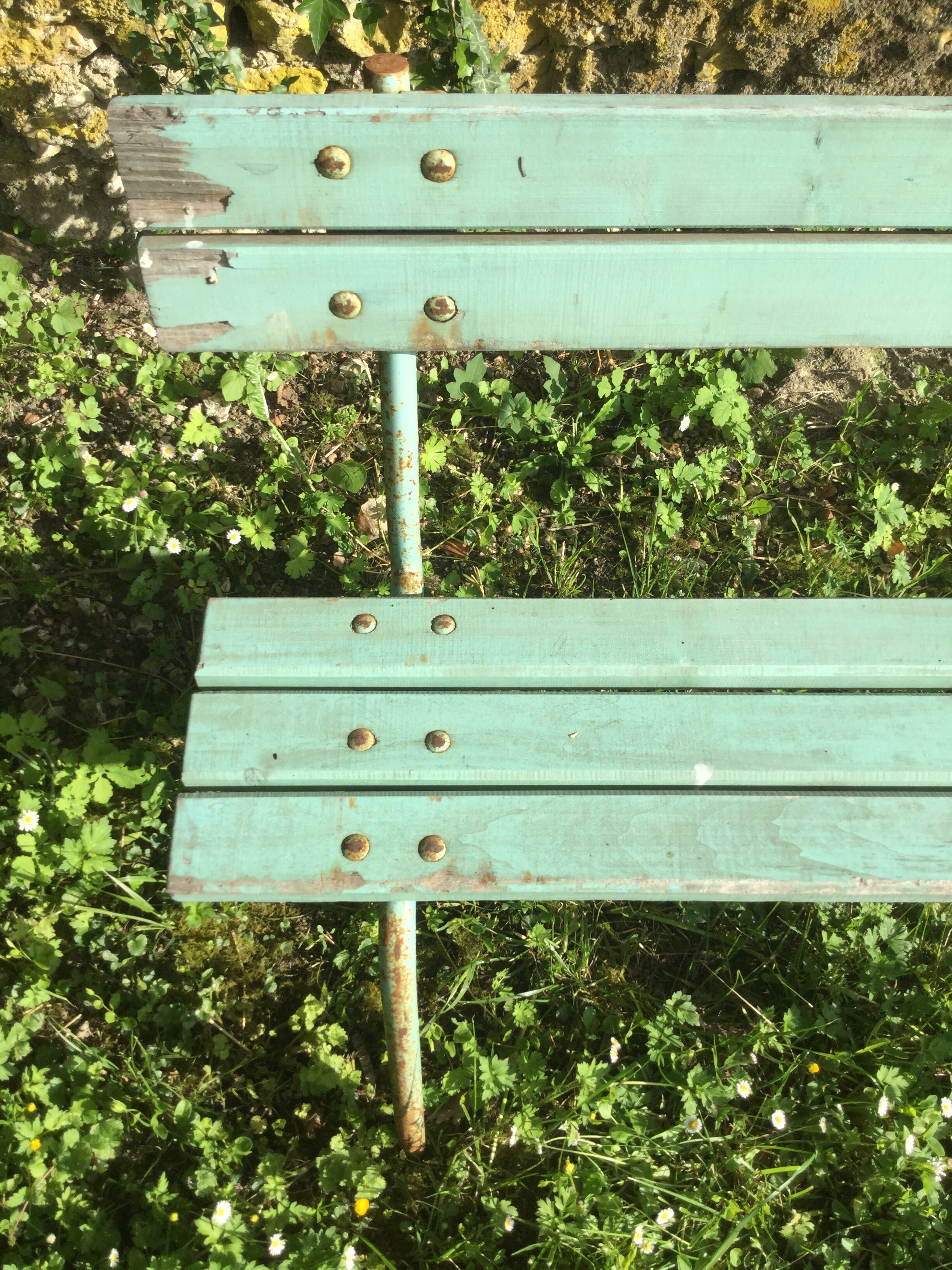 Vintage garden bench 50s