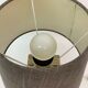 Travertine table lamp with golden details, 1970’s