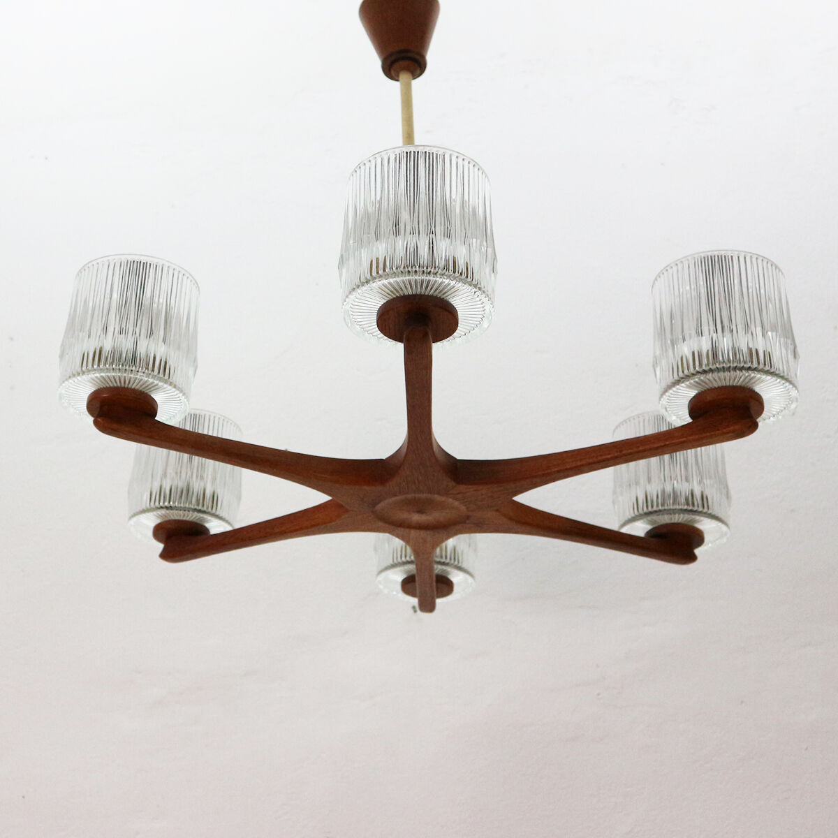Teak chandelier 60