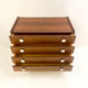 Mid-century modern wooden chest of drawers, italy, 1960s