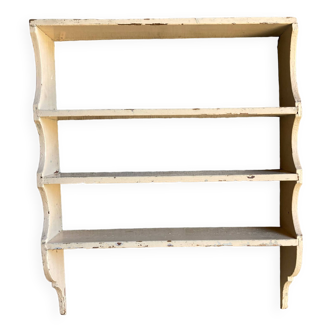 Old wooden wall shelf