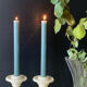 Pair of albatre candle holders