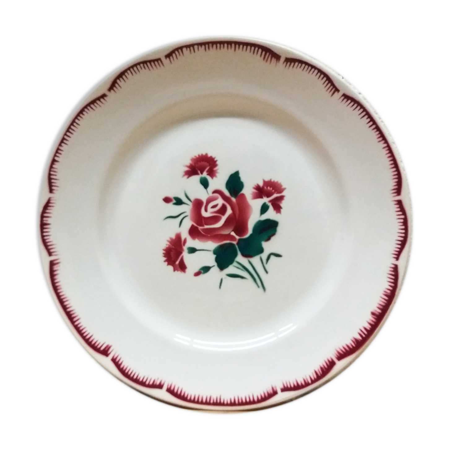 Flat Plate Badonviller Flowers