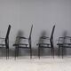 Vintage S44 dining chairs by Giancarlo Vegni for Fasem, set of 4, 1980