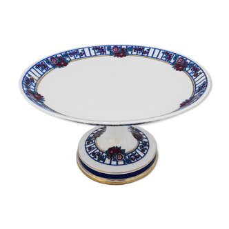 Limoges porcelain-footed dessert dish