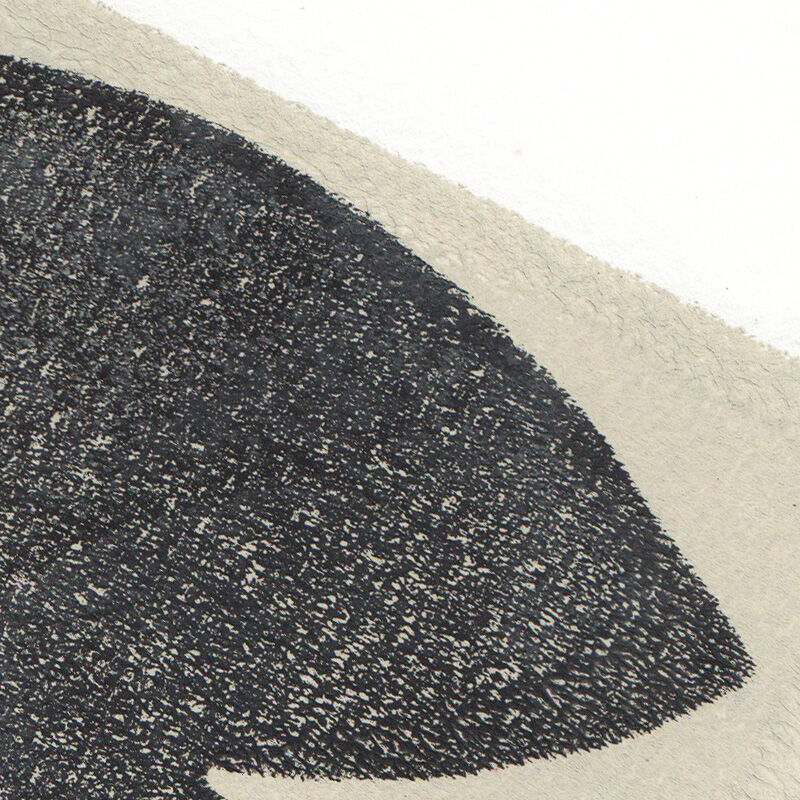 Painting on paper, Monotype dated and signed Illustration M143