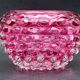 Rare vase rose Barovier e Toso Bugnato