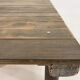 1950's vintage industrial wood & iron coffee table