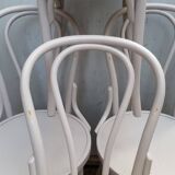 Set of 4 grey lay bistro chairs