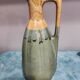 Two enameled stoneware pitchers