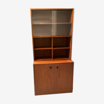 Library vintage teak showcase 1960