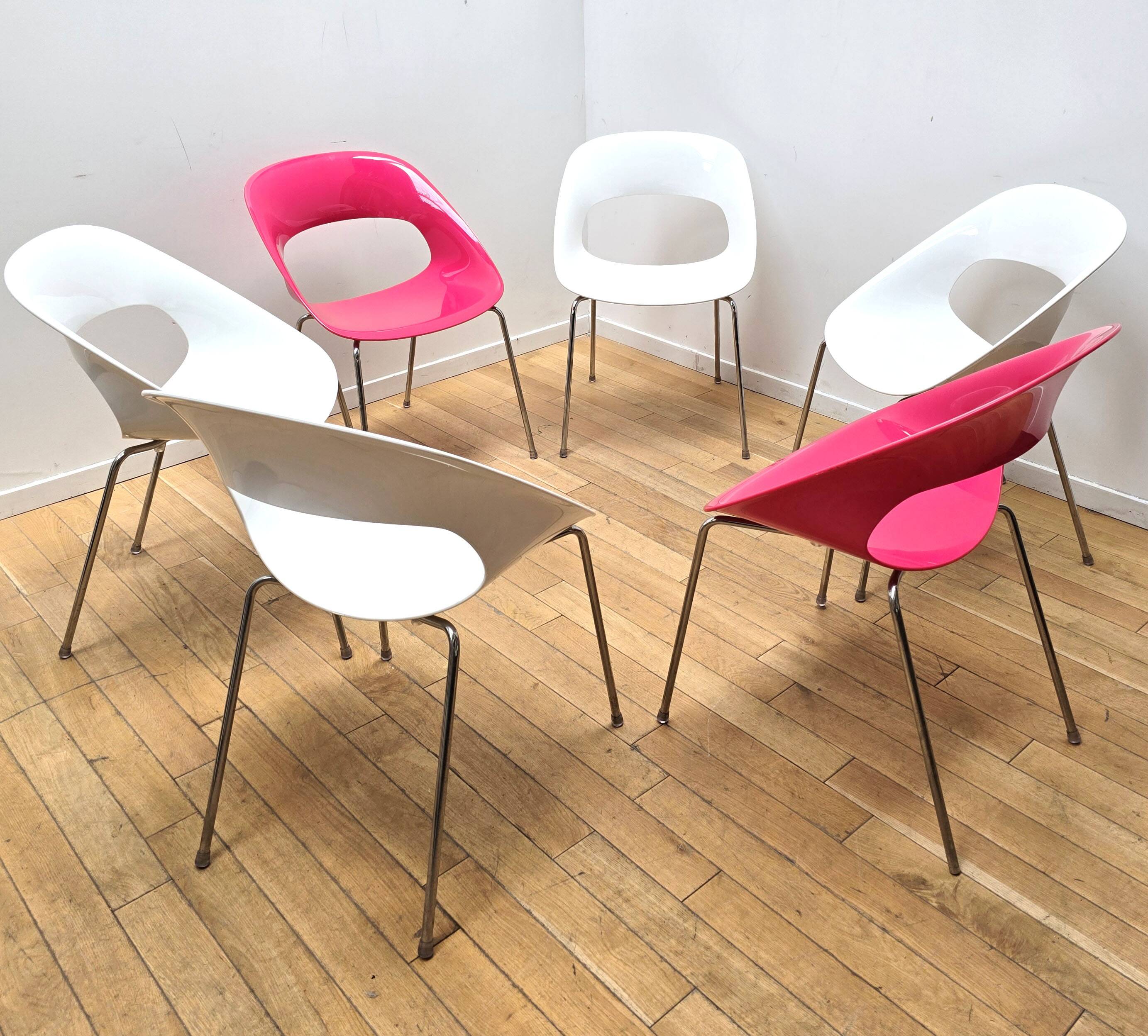 Set of 4 Taty dining room chairs, Castellani