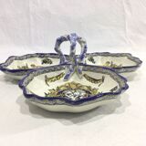 Gien - Hors d'oeuvres dish Renaissance décor