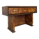 Italian burl walnut art deco console table, 1930s.