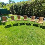 Scoubidou and aluminum chairs