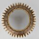 Mid-century Spanish flush mount sunburst