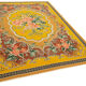 Handmade vintage moldov yellow kilim 197 cm x 291 cm - 23440