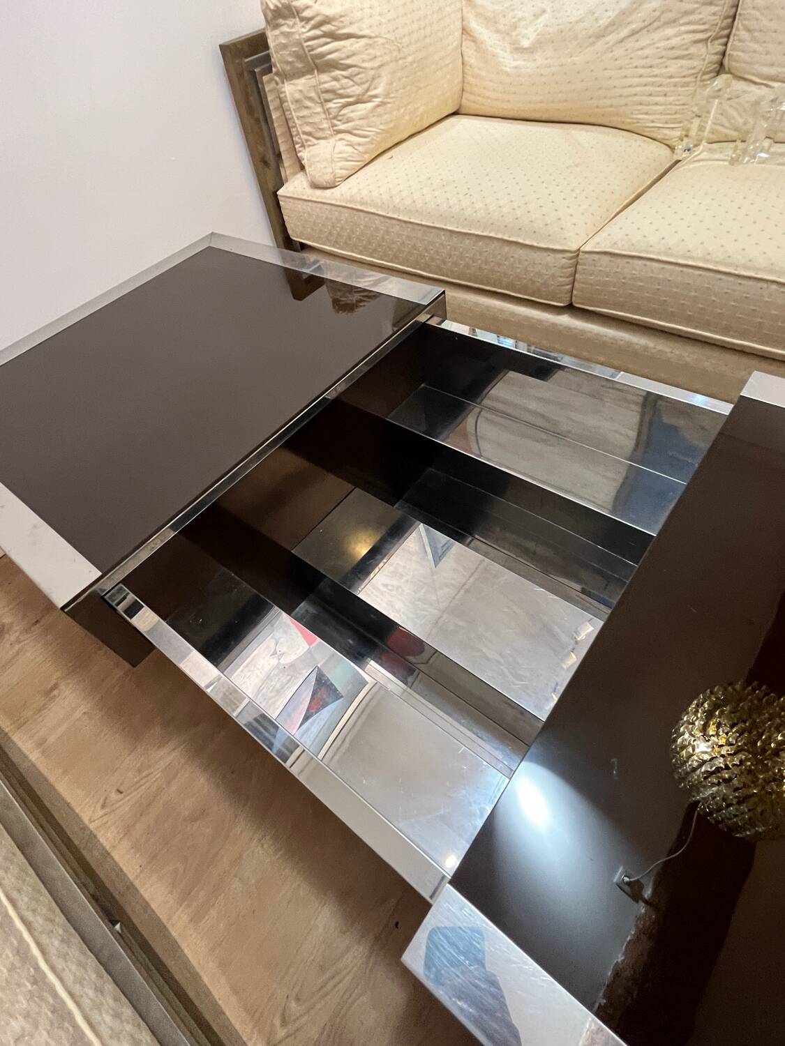 Willy Rizzo style coffee bar table