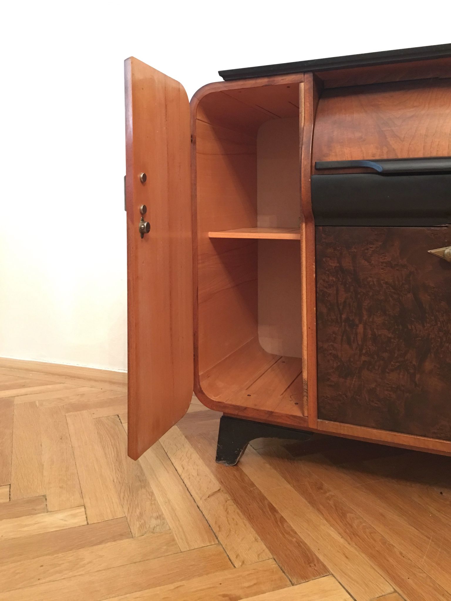 Record Player Cabinet by Jindrich Halabala for UP Zavody, 1930s