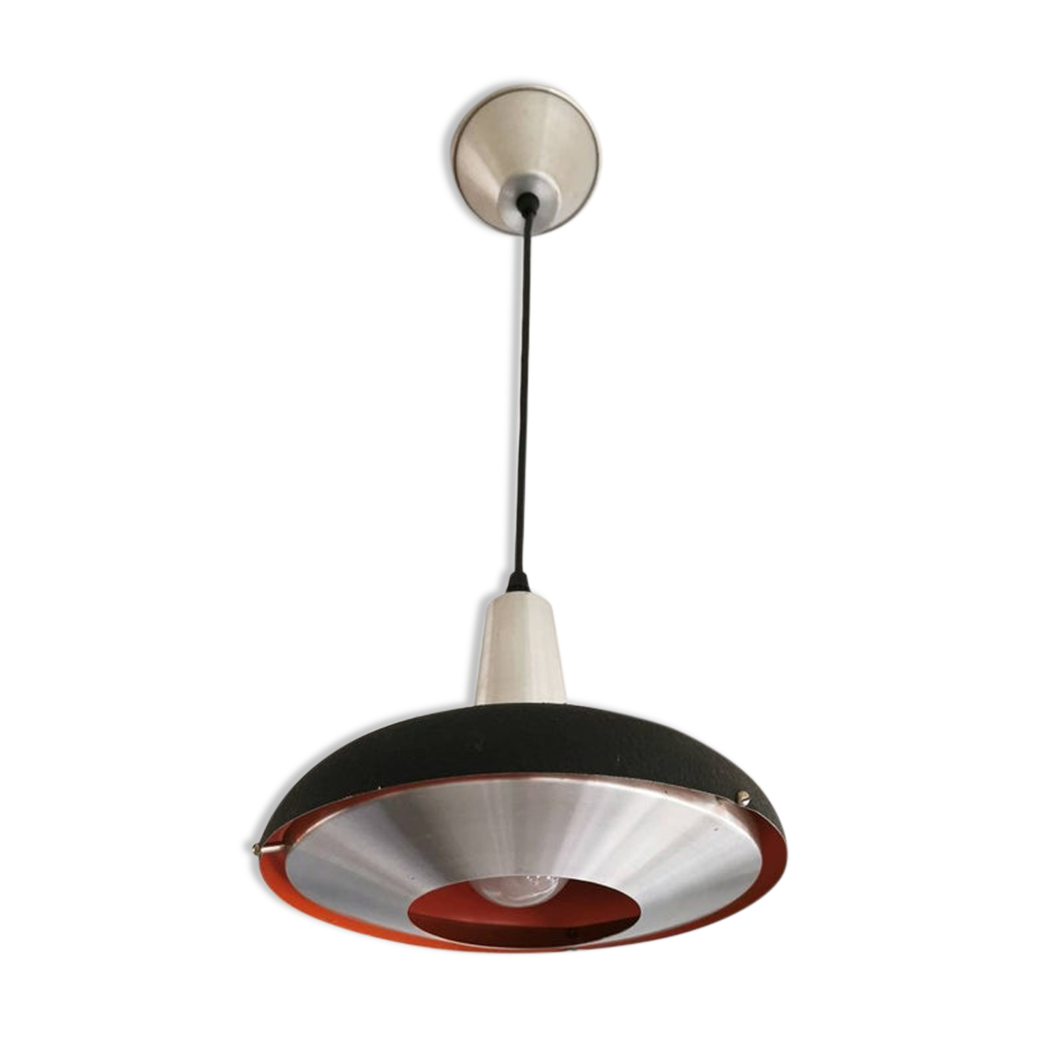 Retro 1970s metal suspension LAKRO Amstelveen