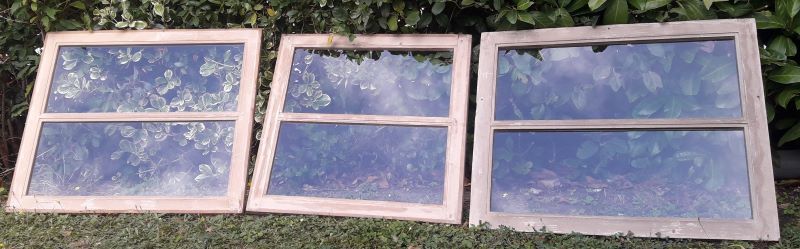 Glazed frame 70x83cm for partition