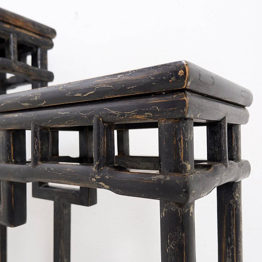 Two-tier bonsai shelf or display – Asian style, circa 1930