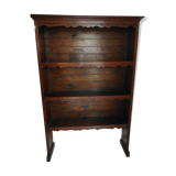 Rustic wooden shelf with three trays