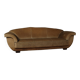 Art Deco three-seat sofa in original velvet, Belgium circa 1930