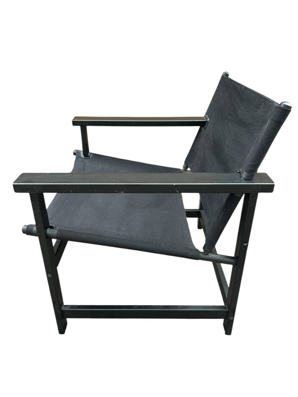 pair of Hyllinge Møbler safari armchairs