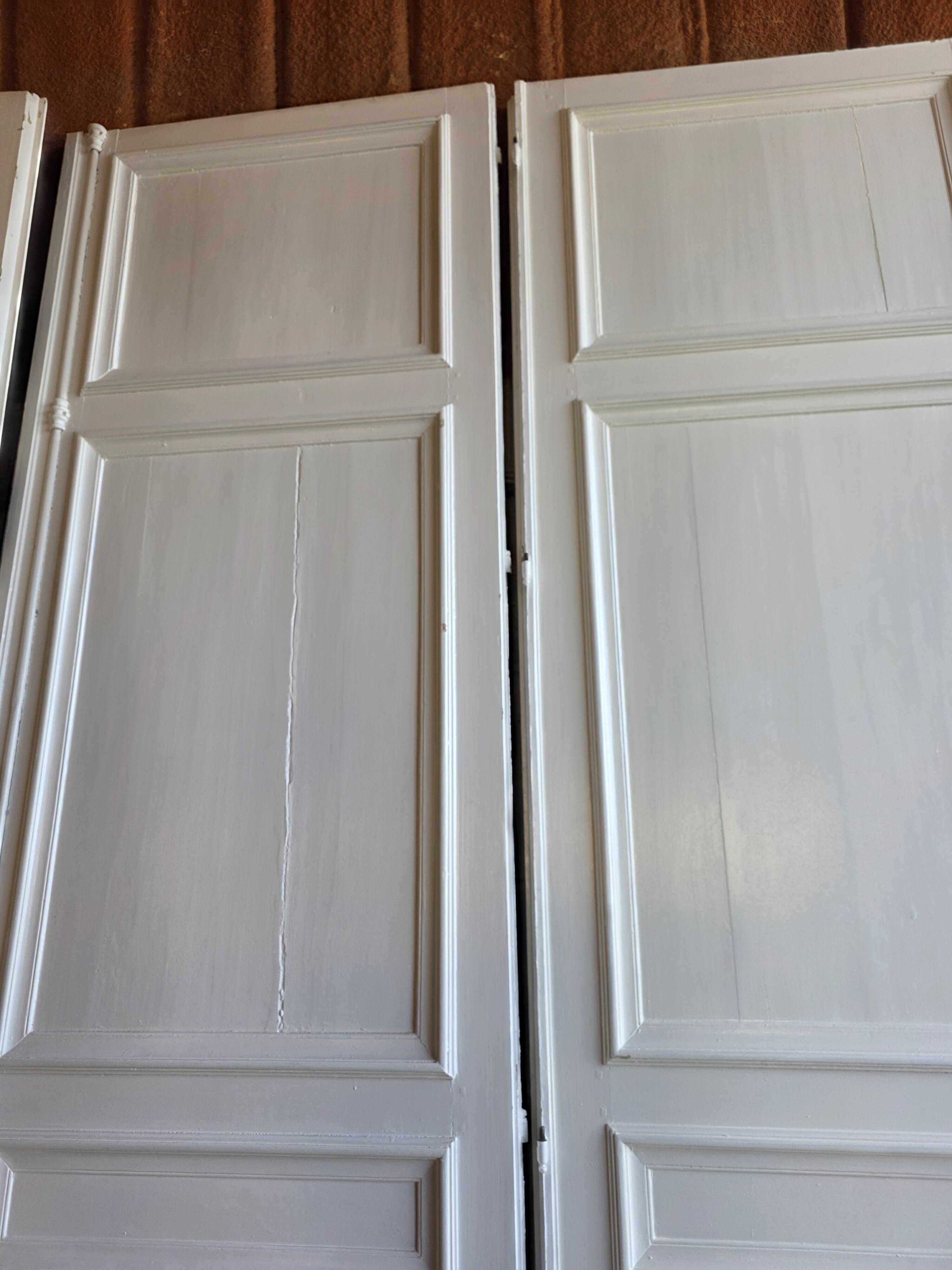 4 partition doors, 19th century.