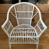 Old rattan children's chair