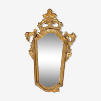 Miroir italien du XIXe siècle 31x61,7cm