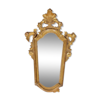 Miroir italien du XIXe siècle 31x61,7cm