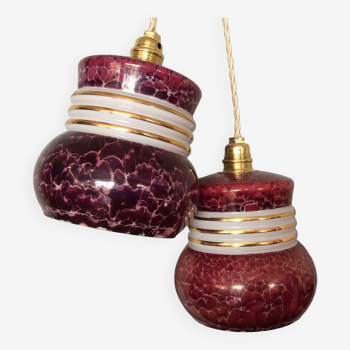 Vintage pendant lamps