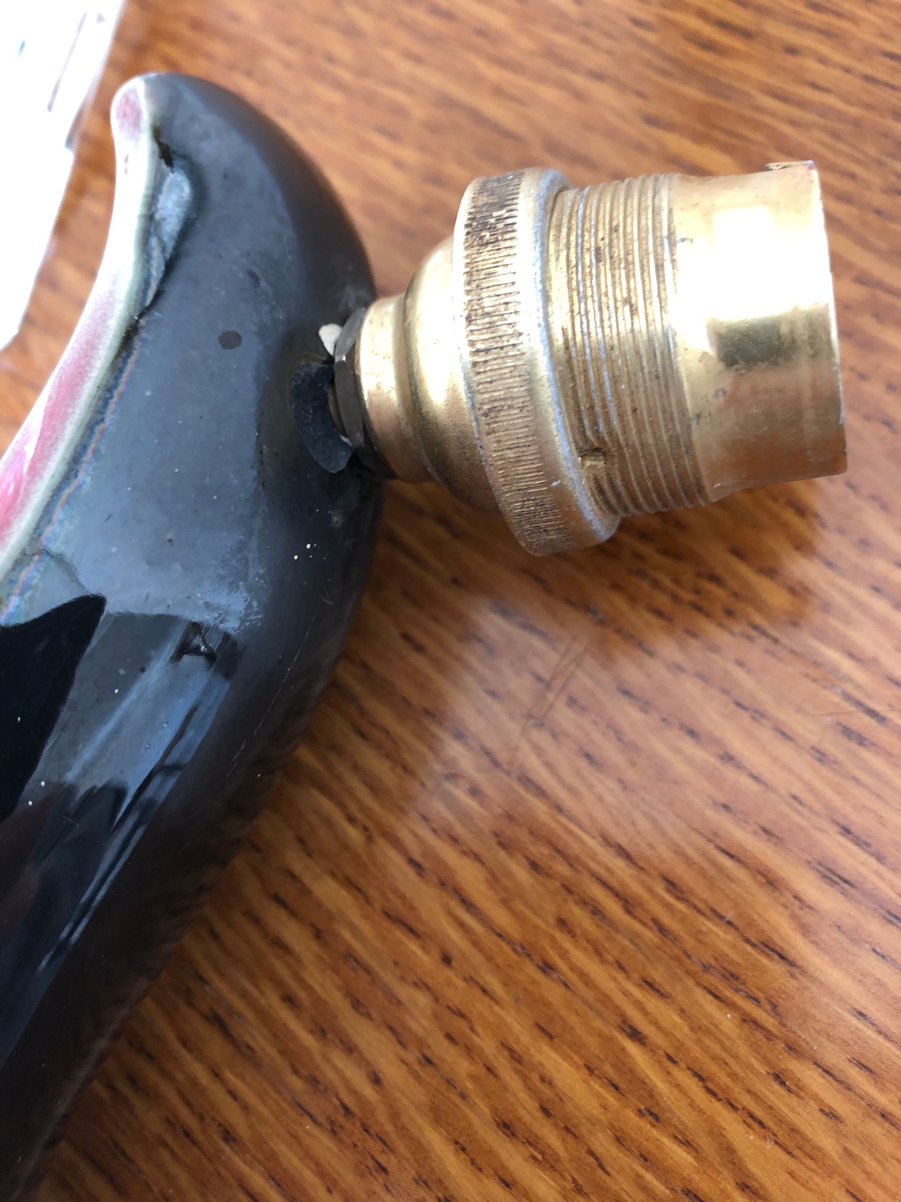 Wall light ceramic vintage 50s