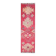 1970s vintage Turkish hand-knotted wool cotton pink runner rug 80x289