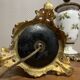 Old pair of porcelain oil lamps decorated circa 1900