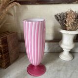 Vintage Murano "stripes" vase