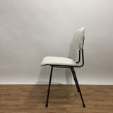 Series of 4 Kembo chairs reupholstered loop